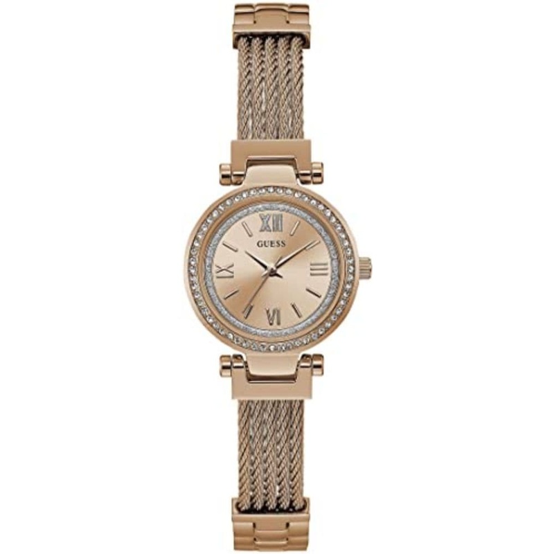GUESS MINI SOHO ROSE GOLD STAINLESS STEEL W1009L3 WOMEN’S WATCH