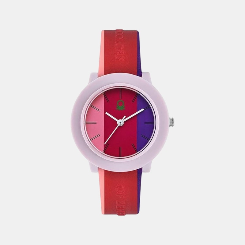 UCB Iconic Women Quartz Multi-Colour Dial Analog Silicone Watch UWUCL0401