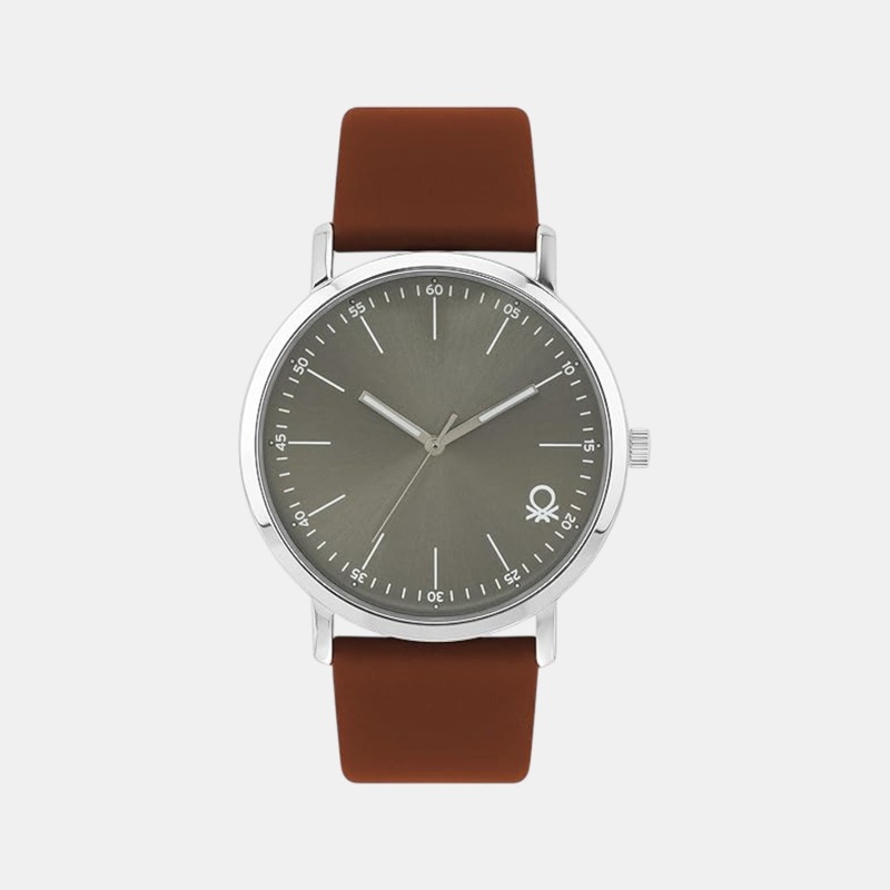 UCB Signature Men Quartz Slaty Dial Analog Leather Watch UWUCG1304