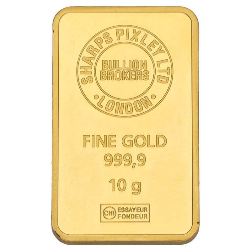 24ct 10g Gold Bar