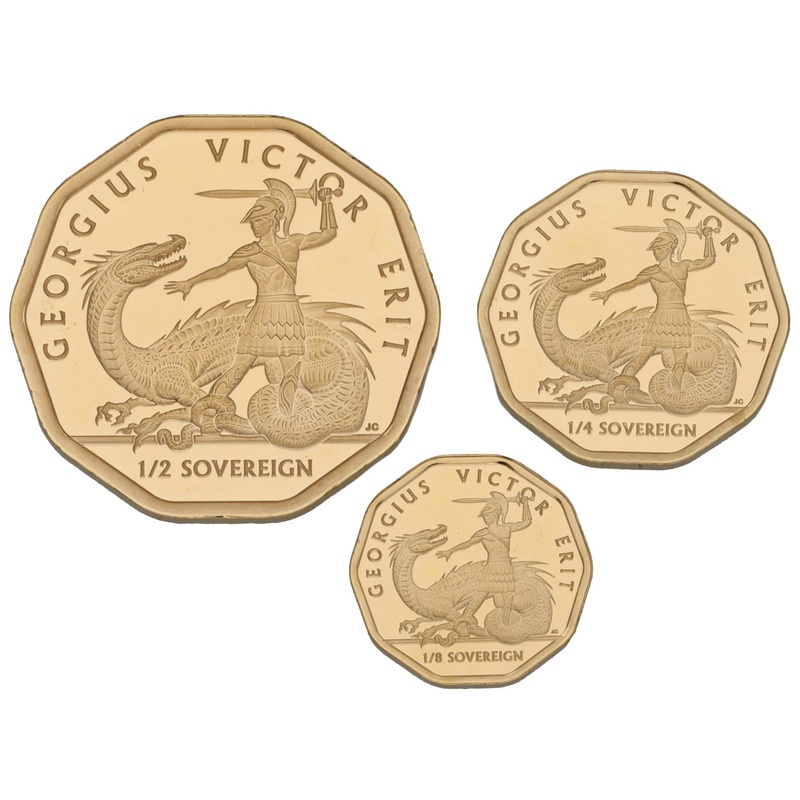 22ct Gold King Charles III Prince George’s 10th Birthday Sovereign Fractional Coin Set 2023