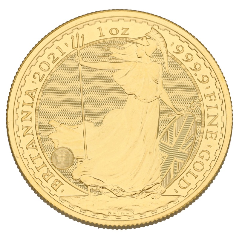 24ct Gold Queen Elizabeth II 1 OZ Britannia Coin 2021