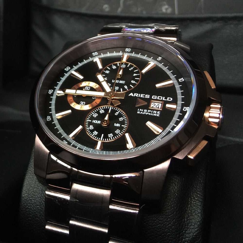 Aries Gold Inspire Contender G 7301 CF-BKRG Men’s Watch