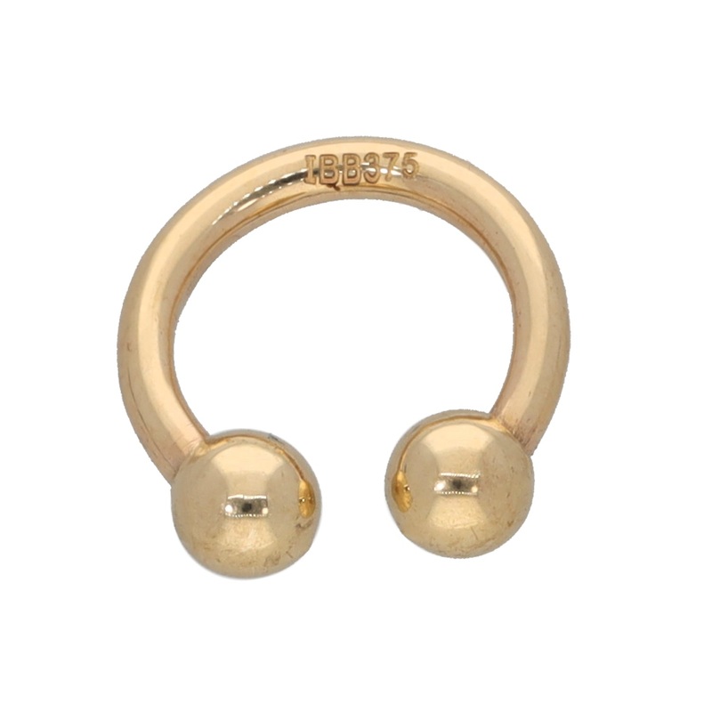 New 9ct Gold Bull Ring Piercing (Eyebrow, Ear & Nose)