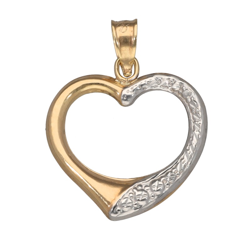 New 9ct Gold Heart Pendant