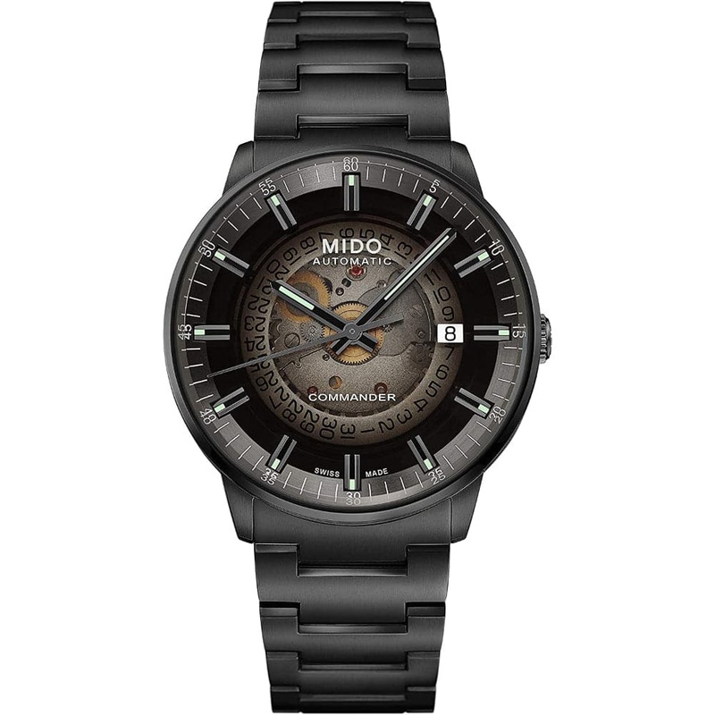 Mido Commander Gradient Black Stainless Steel Strap Men Watch M0214073341100