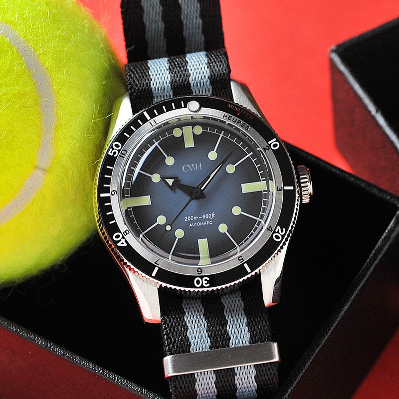 Abyss Phantom – CWH Special Custom Collective  Chronometer Nato Strap Mens Automatic Watch CH-MOD-M5