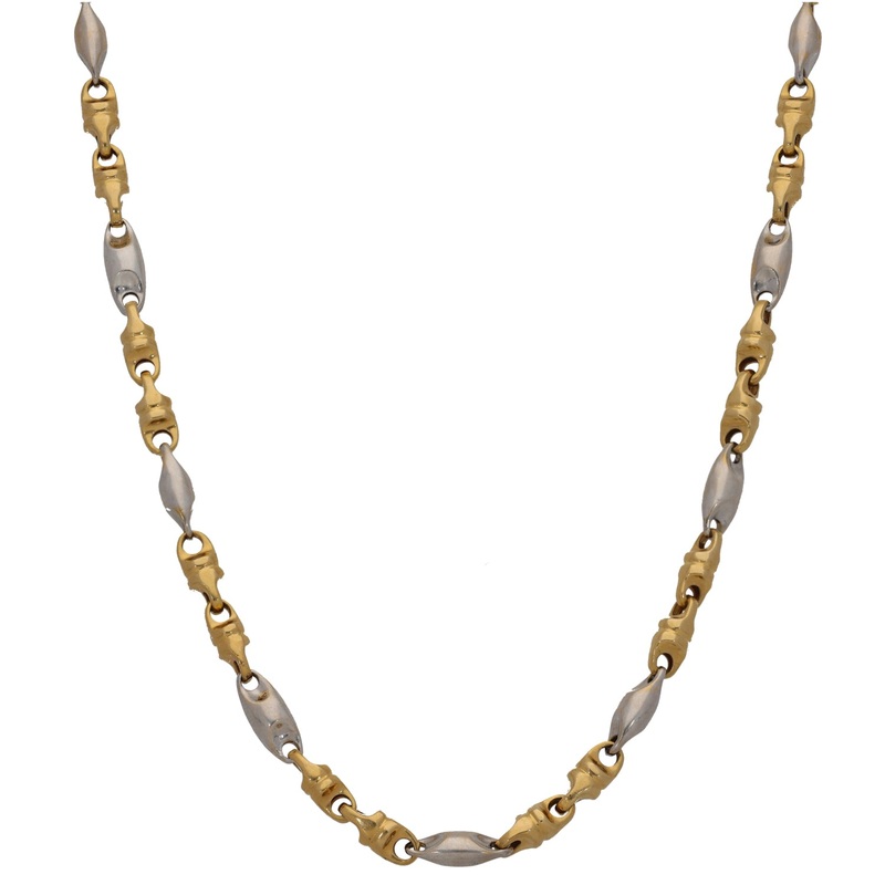 18ct Bicolour Gold Other Chain 22″