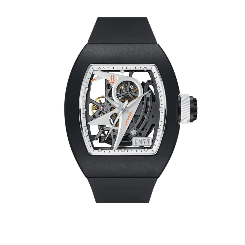 Cronus Art High Quality Fluorine Black Band Strap Men Watch CM011-003