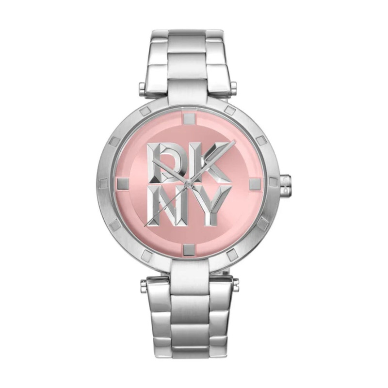 DKNY ESSENTIAL LOGO STAINLESS STEEL STRAP WOMEN WATCH DK1L041M0055