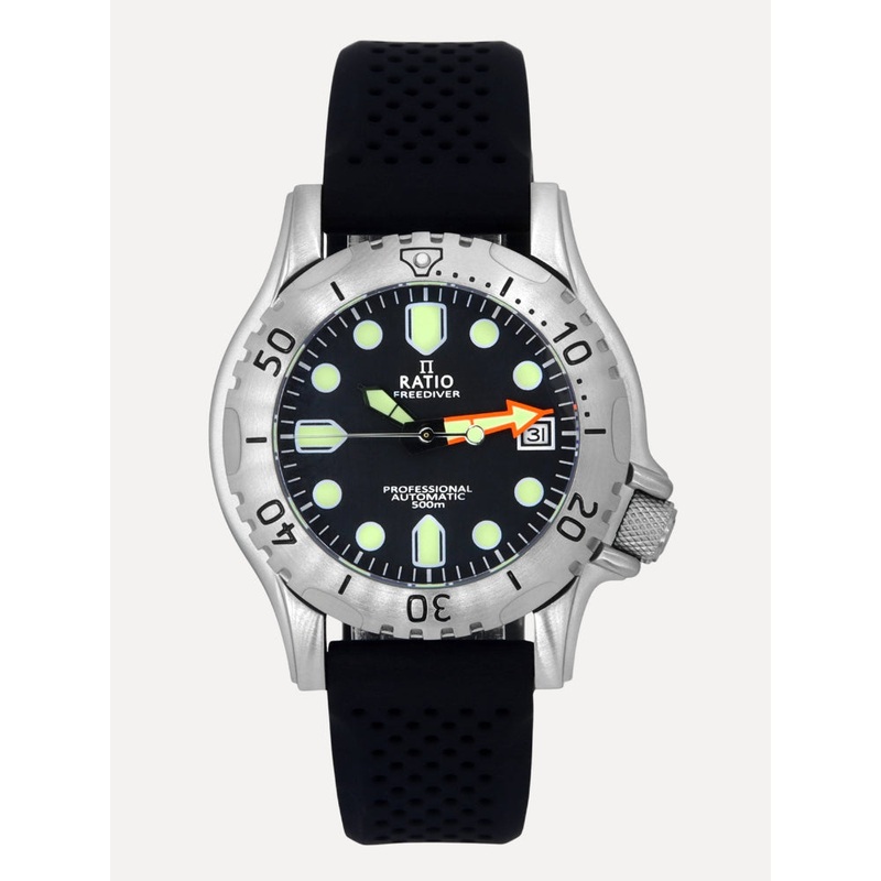 Ratio FreeDiver Professional Sapphire Black Dial Automatic RTF015 500M Men’s Watch