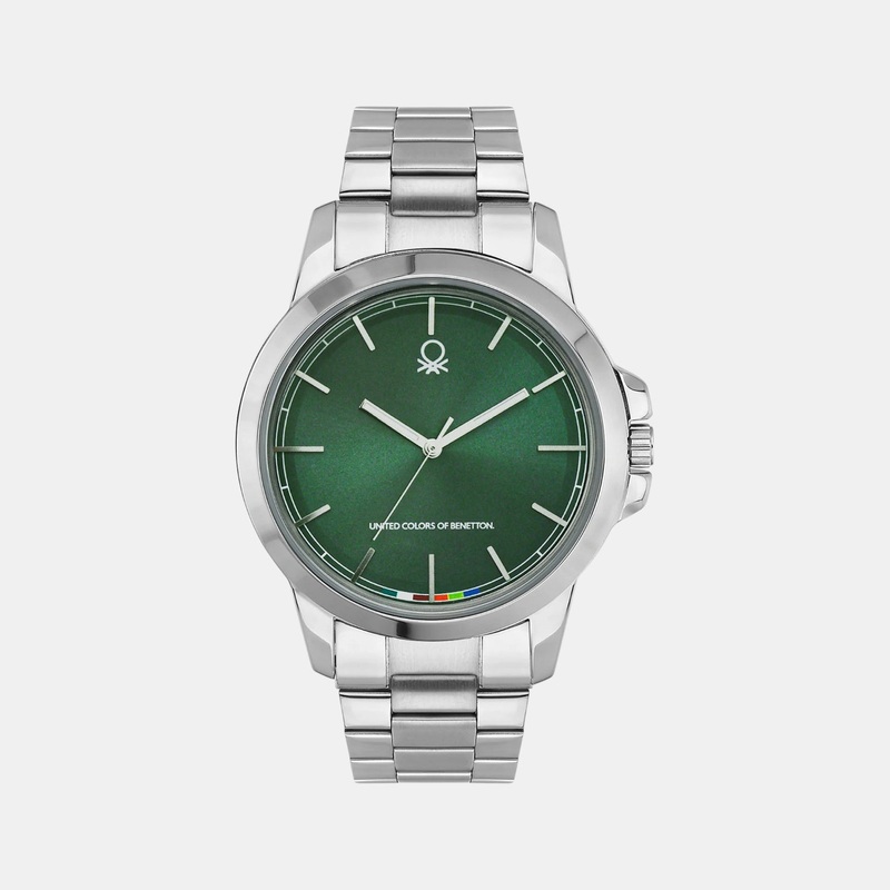 UCB Signature Men Quartz Green Dial Analog Stainless Steel Watch UWUCG2100