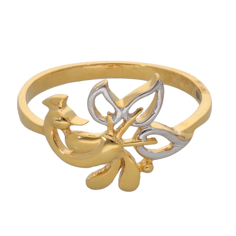 New 22ct Gold Dress/Cocktail Peacock Ring