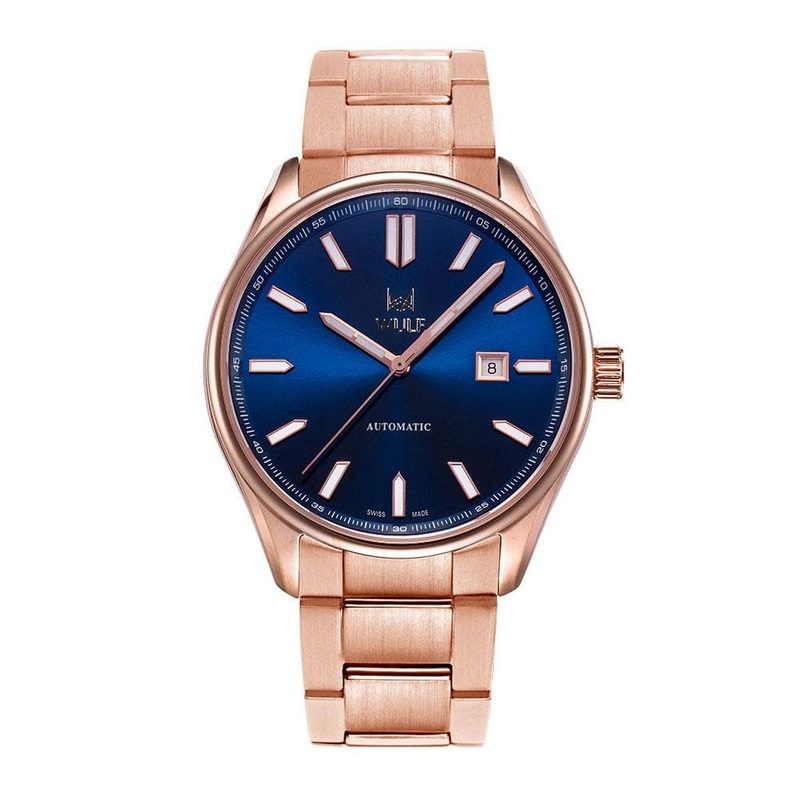 WULF ALPHA-X WF01.04M SWISS MECHANICAL BRACELET MEN’S WATCH
