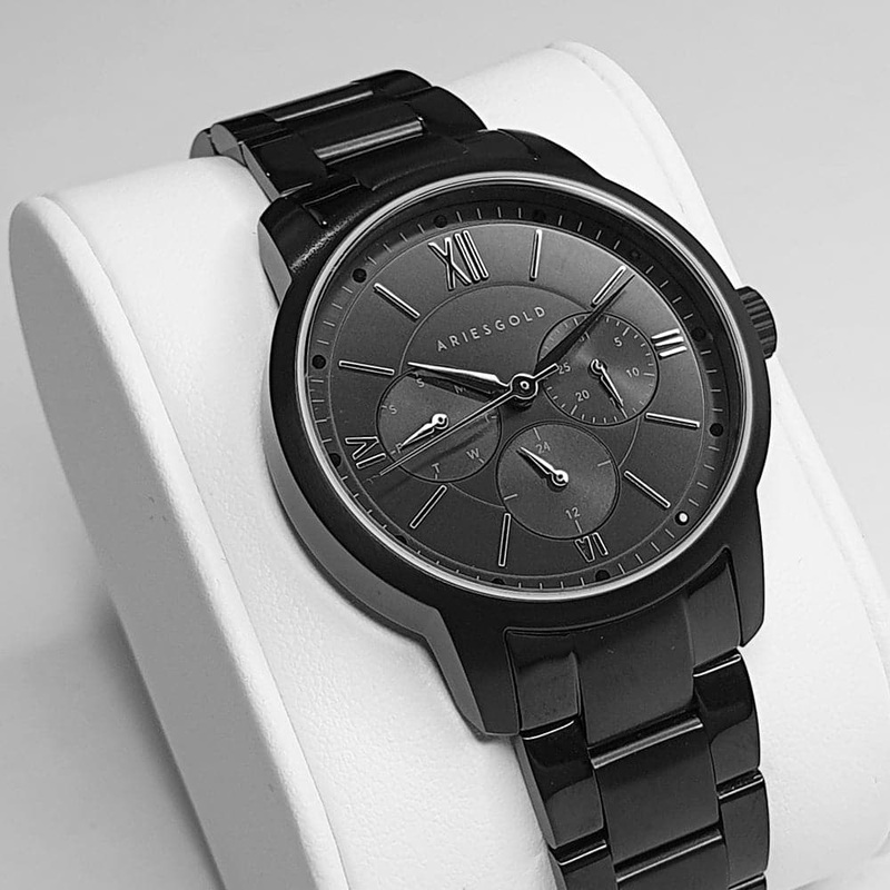 ARIES GOLD URBAN ETERNAL BLACK STAINLESS STEEL L 1028 BK-OUT WOMEN’S WATCH