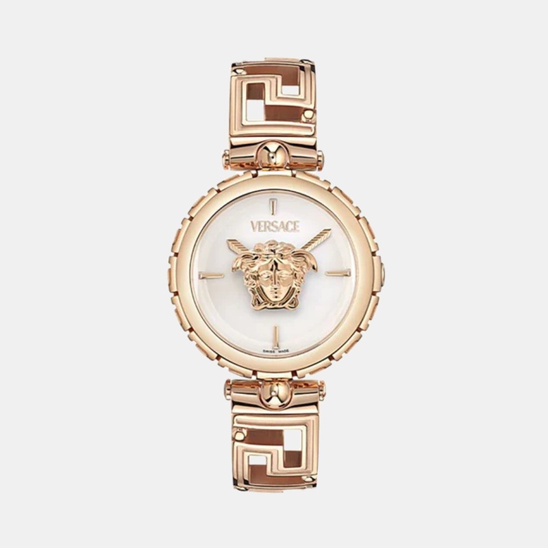 Versace Medusa Jewel Women Quartz White Dial Analog Stainless Steel Watch VE0B00625