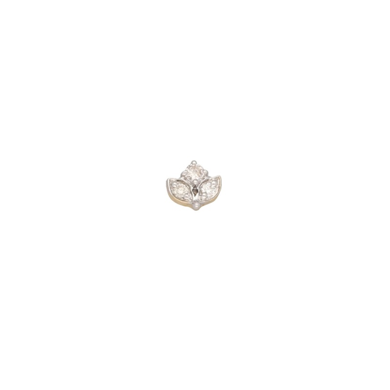 New 18ct Gold Ladies Nose Stud