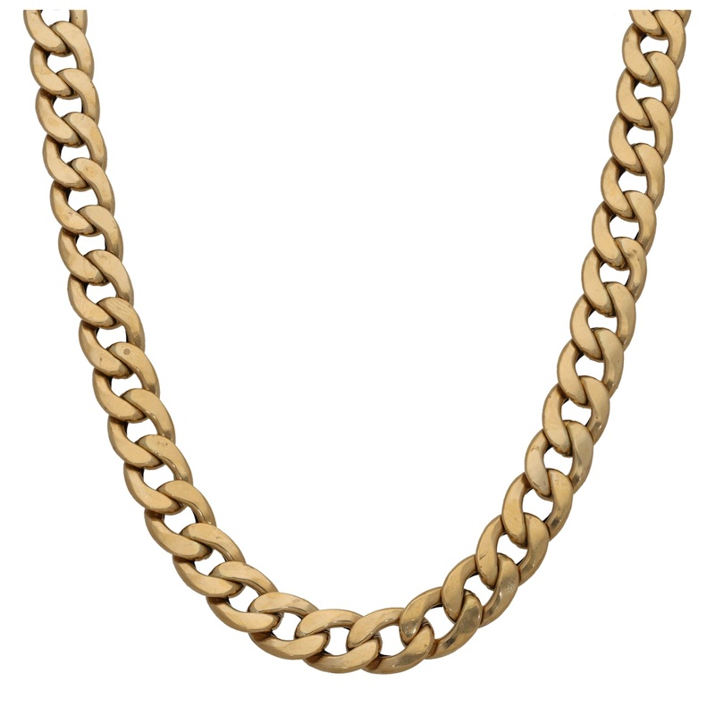 18ct Gold Curb Chain 24″