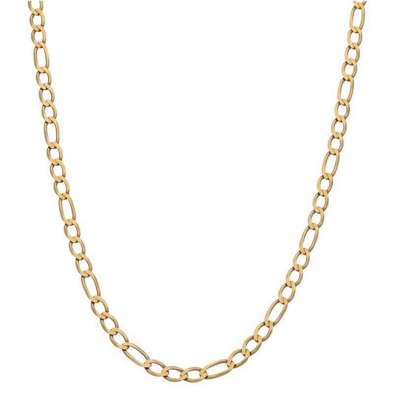 18ct Gold Figaro Chain 20″