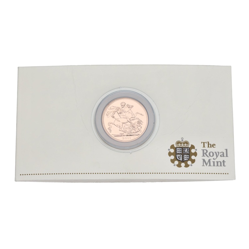 22ct Gold Queen Elizabeth II Full Sovereign Coin 2011