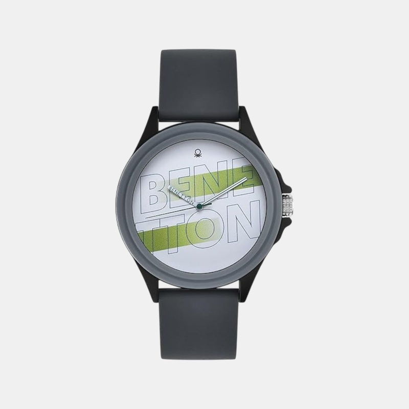 UCB Iconic Men Quartz Light Grey Dial Analog Silicone Watch UWUCG0302