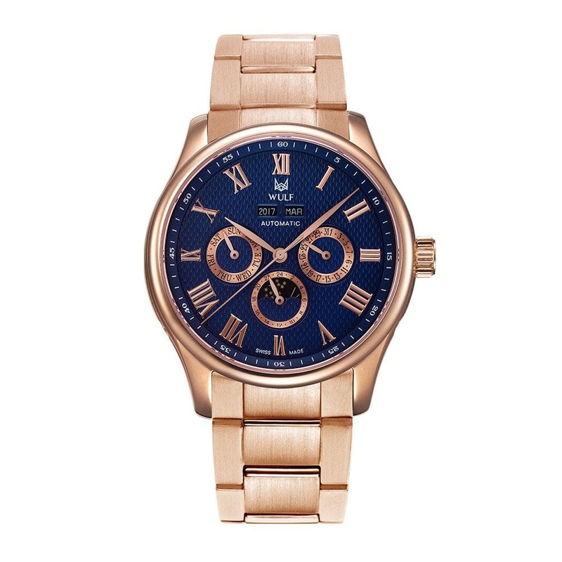 WULF LYCAN-X WF03.04M SWISS MECHANICAL BRACELET MEN’S WATCH
