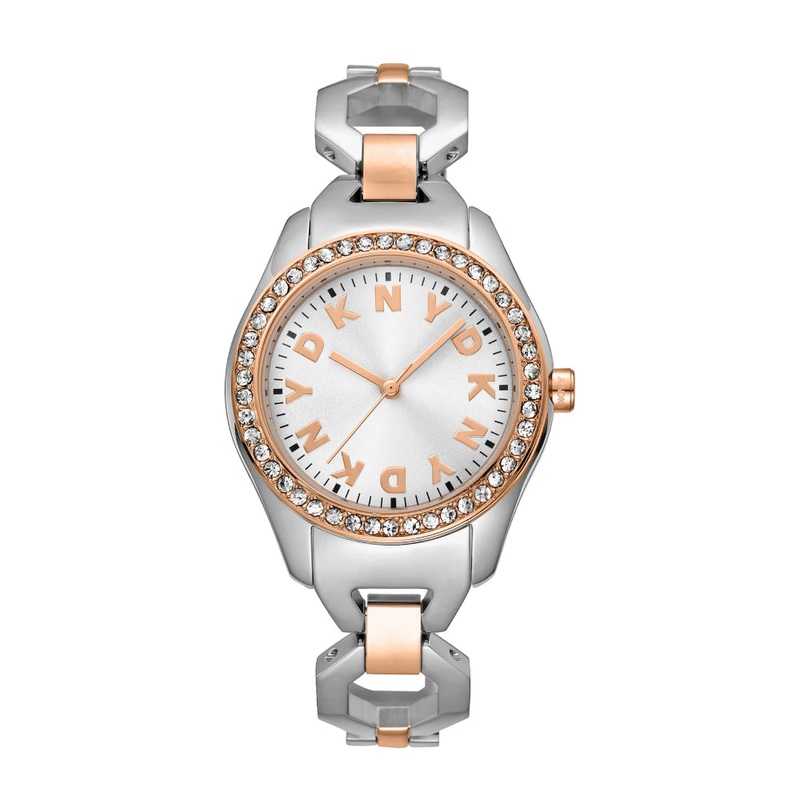 DKNY LOGO STAINLESS STEEL STRAP WOMEN WATCH DK1L075M0035