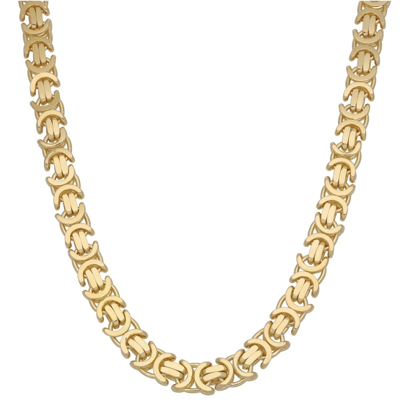 New 9ct Gold Byzantine Chain