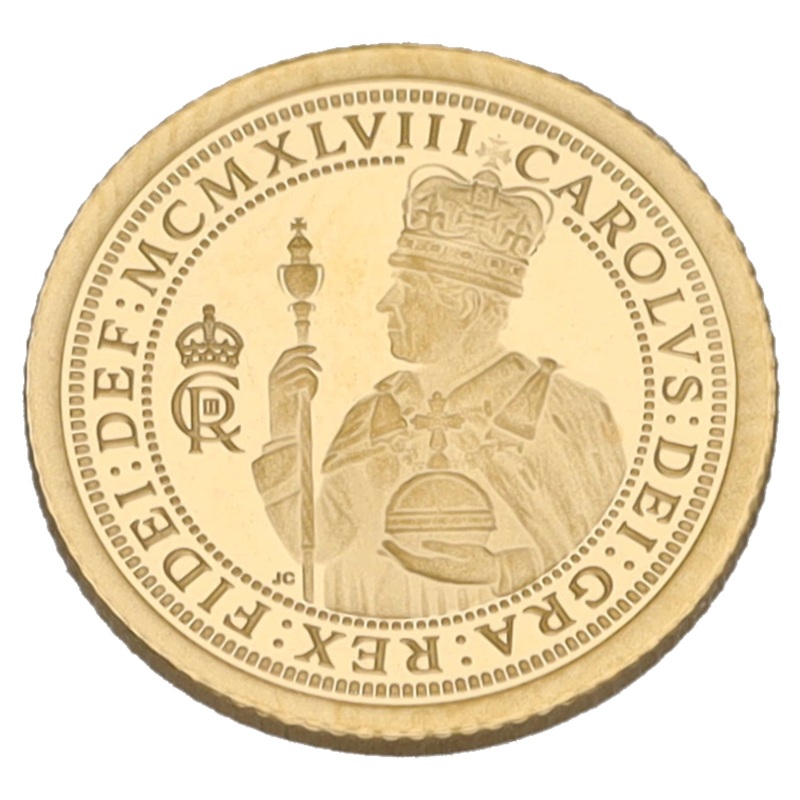 22ct Gold King Charles III Eighth Sovereign Coin 2023