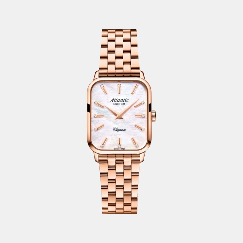 Atlantic Women Quartz White Dial Analog Stainless Steel Watch 30040.44.09MB