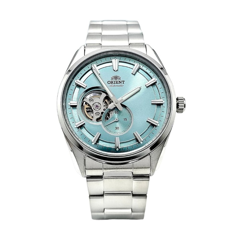 Orient Contemporary Semi-Skeleton Stainless Steel Strap Men Watch RA-AR0009L10B