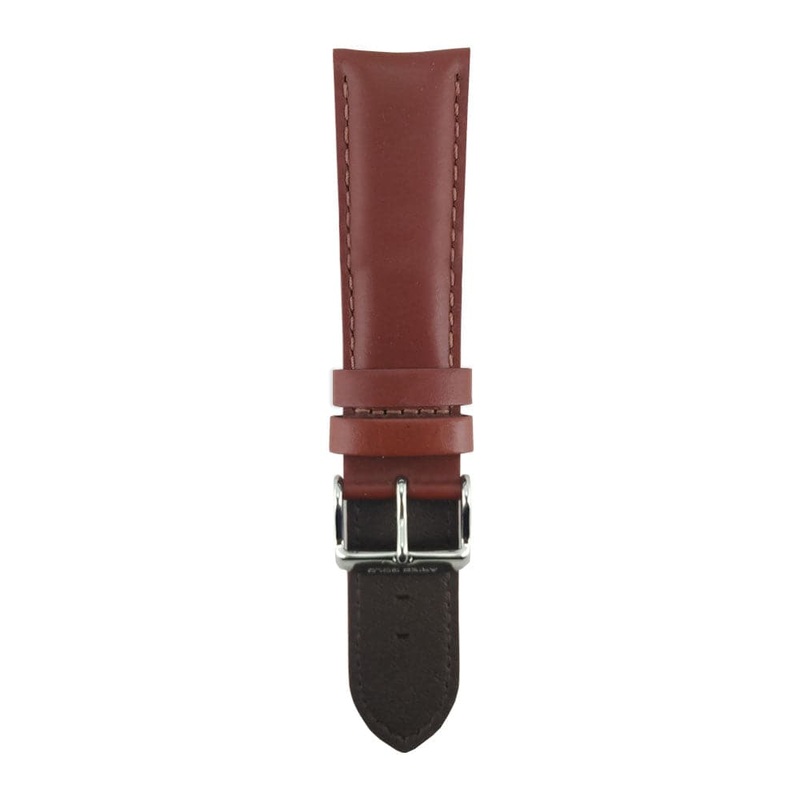 ARIES GOLD SIENNA BROWN AG-L0009 LEATHER STRAP