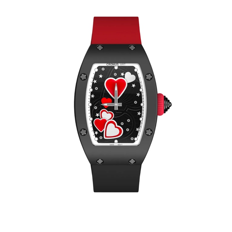 Cronus Art High Quality Fluorine Multicolor Strap Women Watch CM003-03A