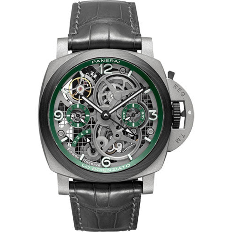 Panerai Luminor Tourbillon GMT – 47mm – Sandblasted Titanium – PAM00768