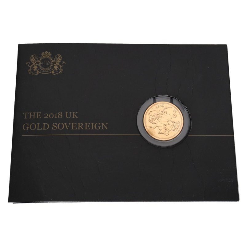 22ct Gold Queen Elizabeth II Full Sovereign Coin 2018