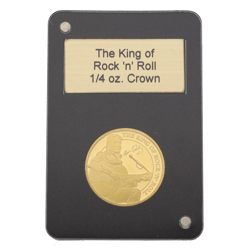 22ct Gold The King Of Rock n Roll 1/4 OZ Crown Coin 2021