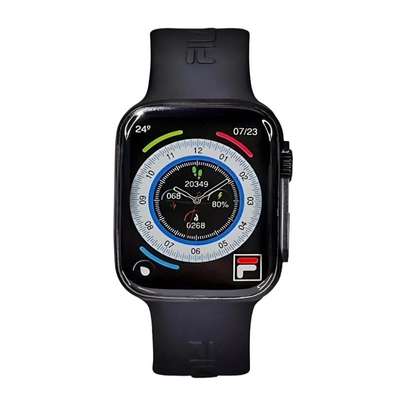Fila Digital Black Silicone Strap Unisex Smartwatch SW/37.APEC