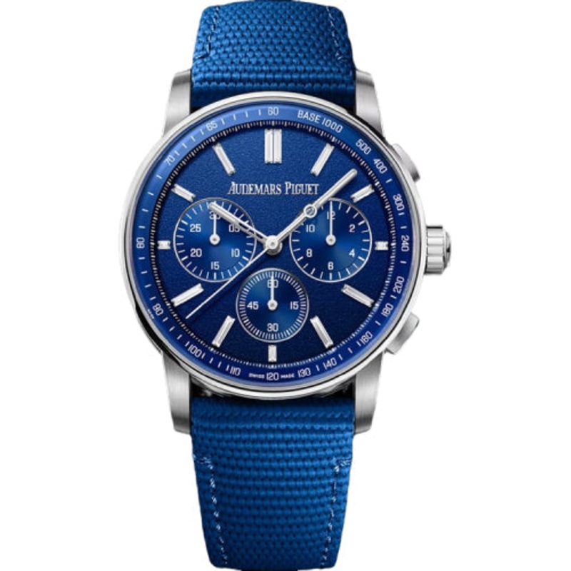 Audemars Piguet Code 11.59 Selfwinding Chronograph 41 mm Blue grained dial – 26439NB.OO.A346KB.01