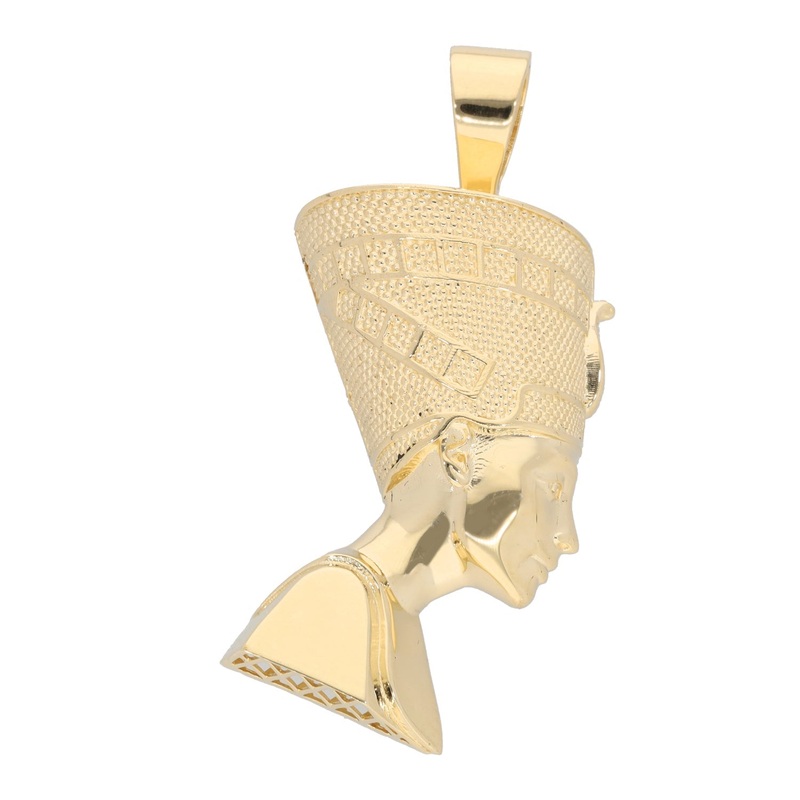 New 18ct Gold Nefertiti Pendant
