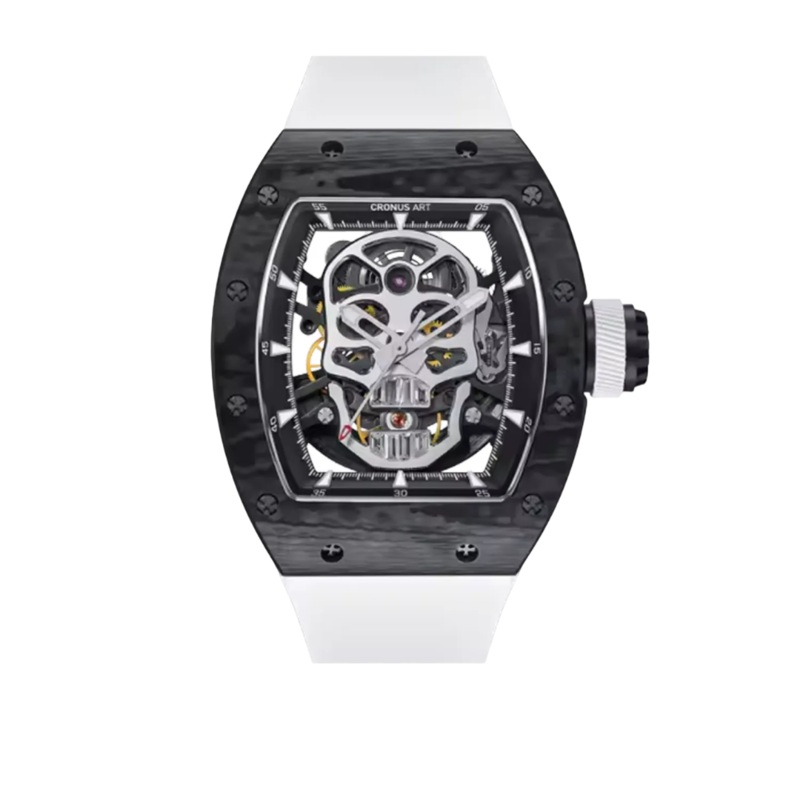 Cronus Art High Quality Fluorine White Strap Men Watch CM002-036