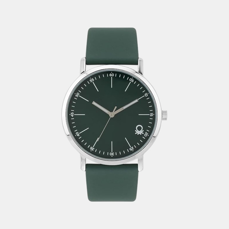 UCB Signature Men Quartz Green Dial Analog Leather Watch UWUCG1305