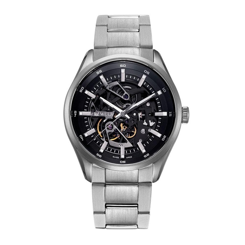 WULF EXO-X WF02.06M SWISS MECHANICAL BRACELET MEN’S WATCH