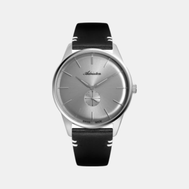 Adriatica Men Quartz Grey Dial Analog Leather Watch A8264.5217Q