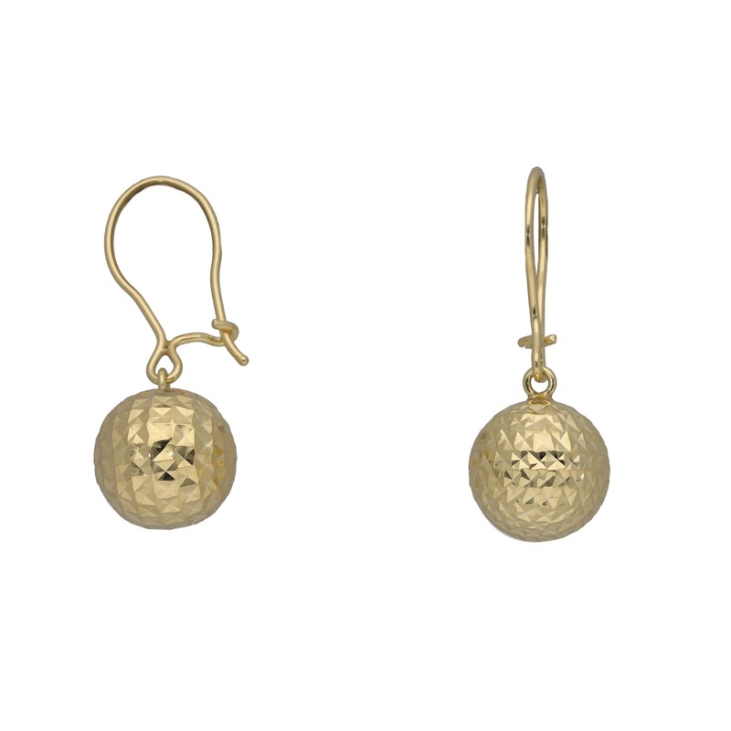 New 9ct Gold Ball Drop/Dangle Earrings