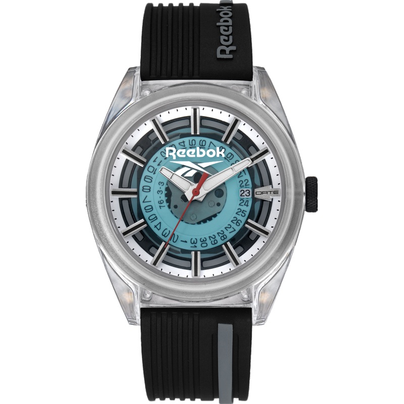 Reebok Walker Black Silicone Strap Men Watch RV-WAL-G3-PZIB-KB