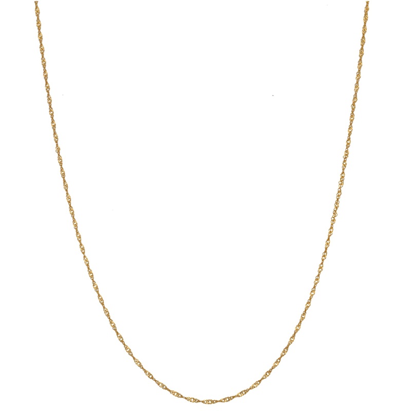 New 22ct Gold Singapore Chain 20″