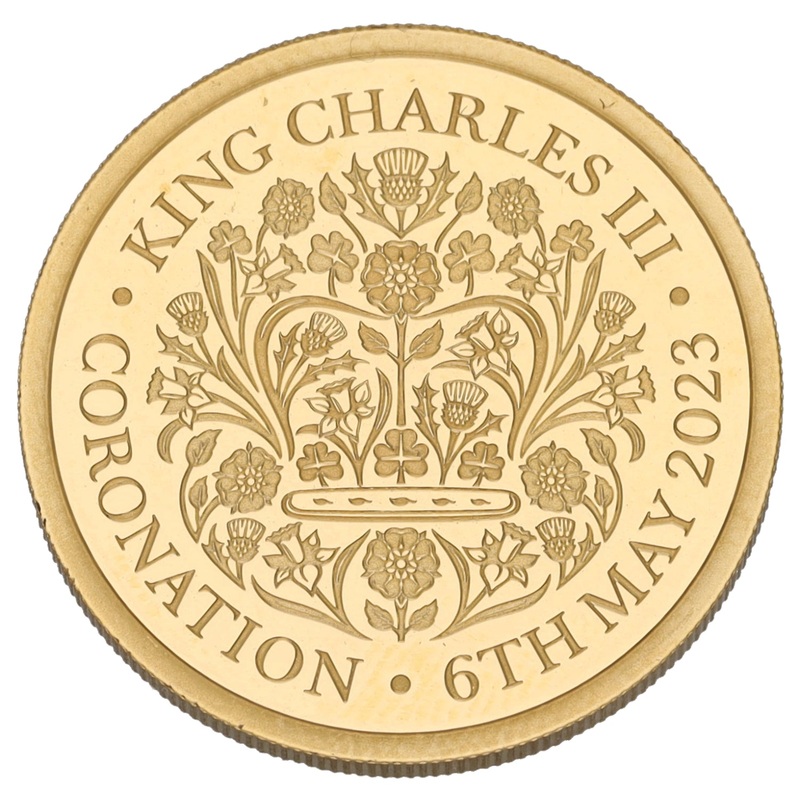 22ct Gold King Charles III Coronation Full Sovereign Coin 2023
