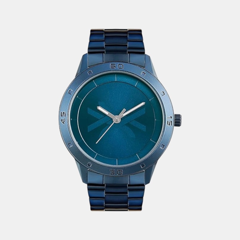 UCB Iconic Men Quartz Blue Dial Analog Stainless Steel Watch UWUCG1605