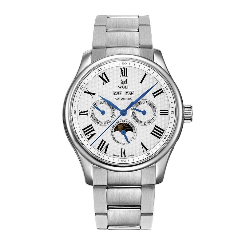WULF LYCAN-X WF03.01M SWISS MECHANICAL BRACELET MEN’S WATCH