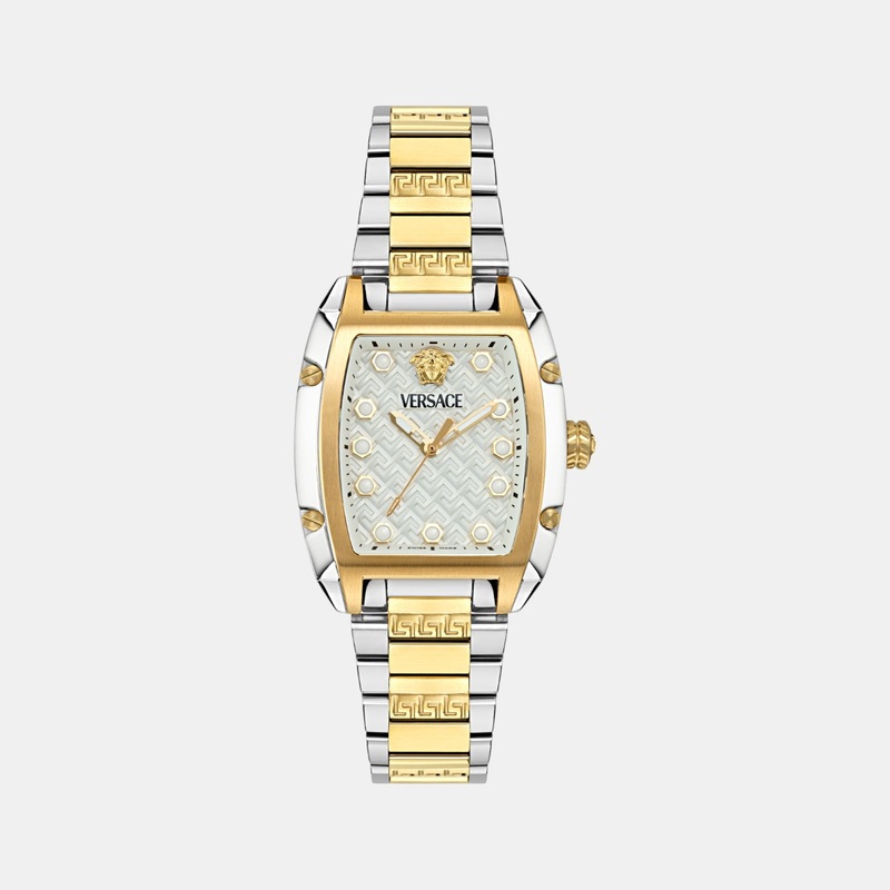 Versace Women Quartz White Dial Analog Stainless Steel Watch VE8K00424